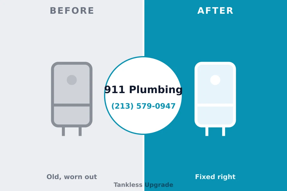 Before and after: plumbing company Four Corners, MT